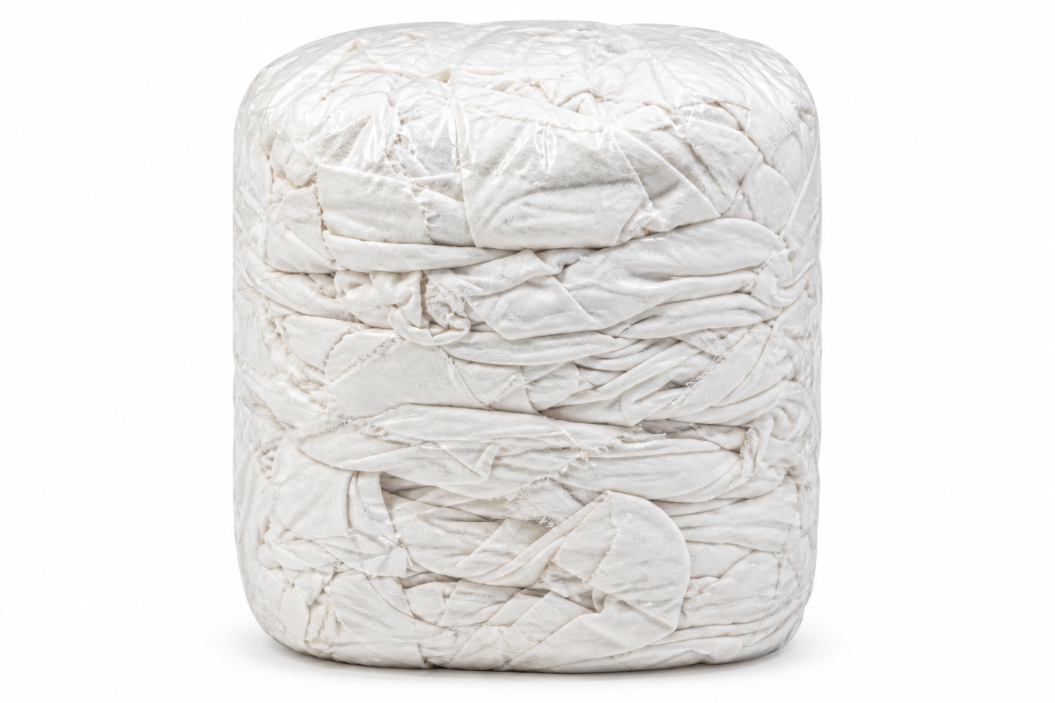 Balle blanche compressée